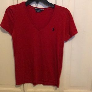 Vneck polo shirt